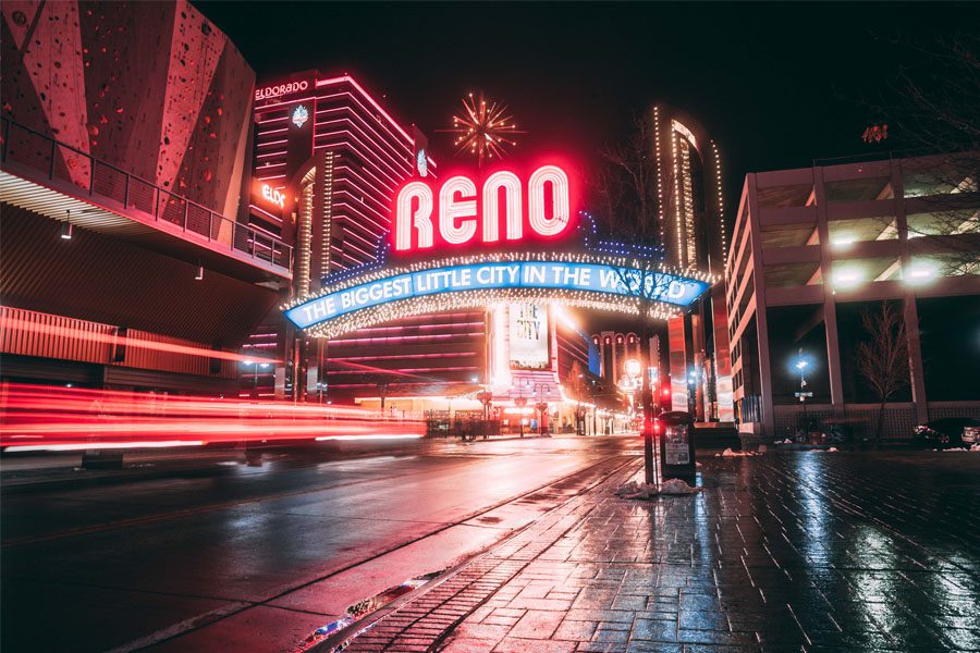 Downtown Reno Arch Sign